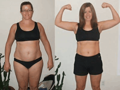 Before and after photo illustrating a healthy lifestyle transformation supported by consistent daily habits
